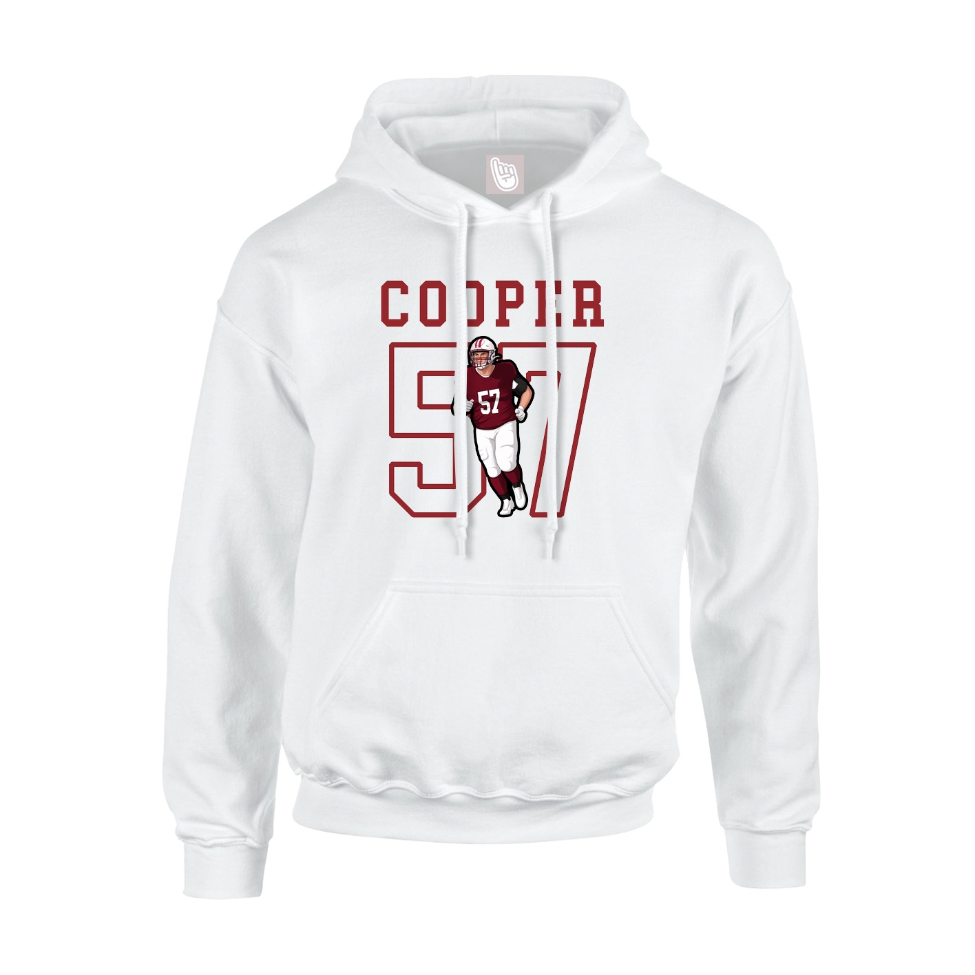 Youth Hoodie — Shirsey in White