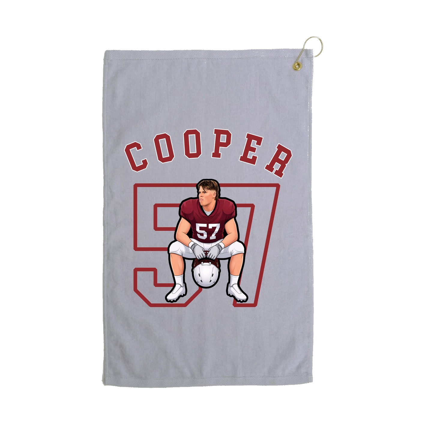 Golf Towel — Shirsey Arch in Grey