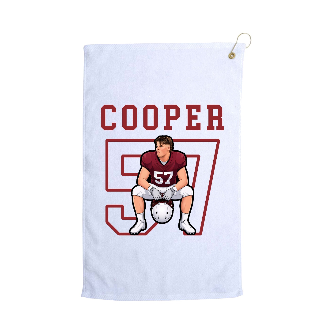 Golf Towel — Shirsey in White