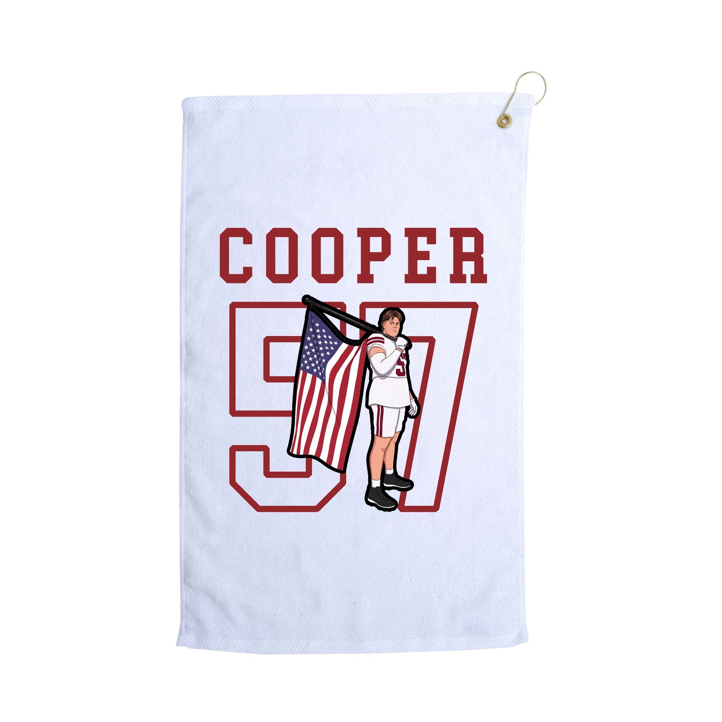 Golf Towel — Shirsey in White