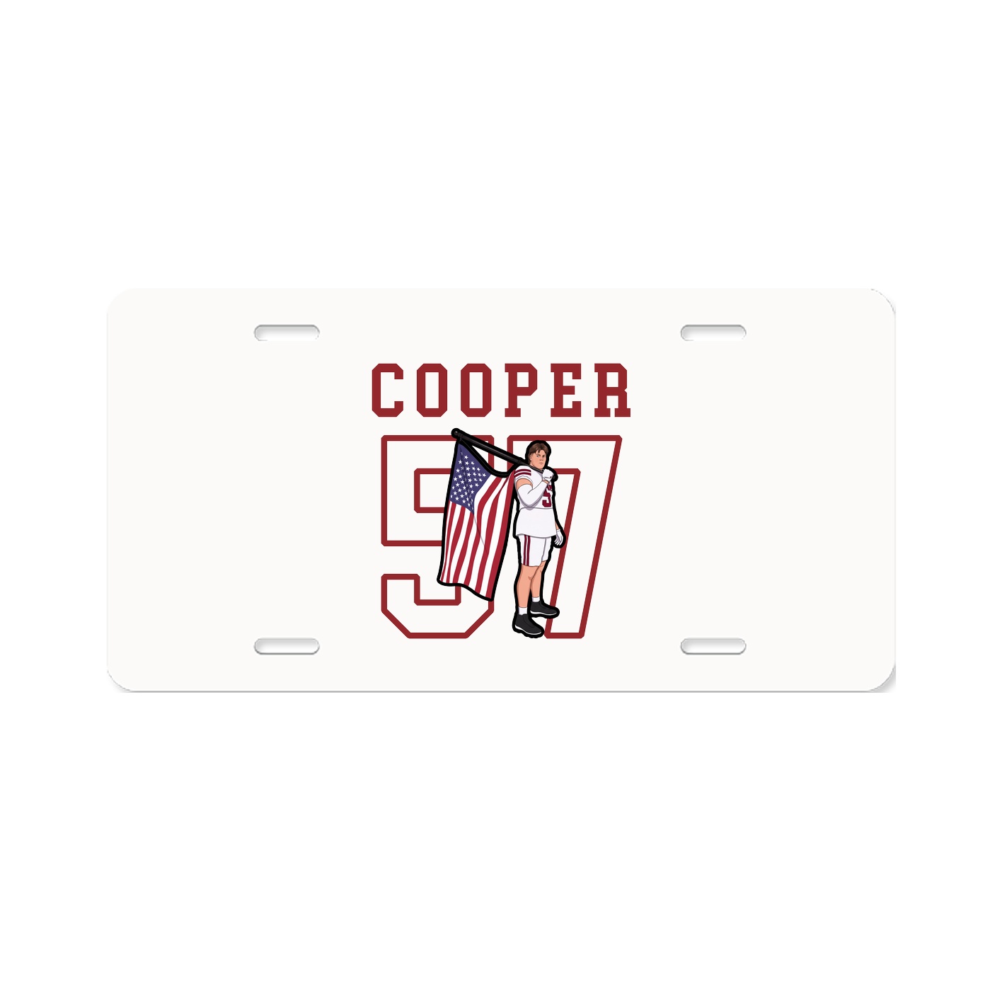 License Plate — Shirsey in Classic