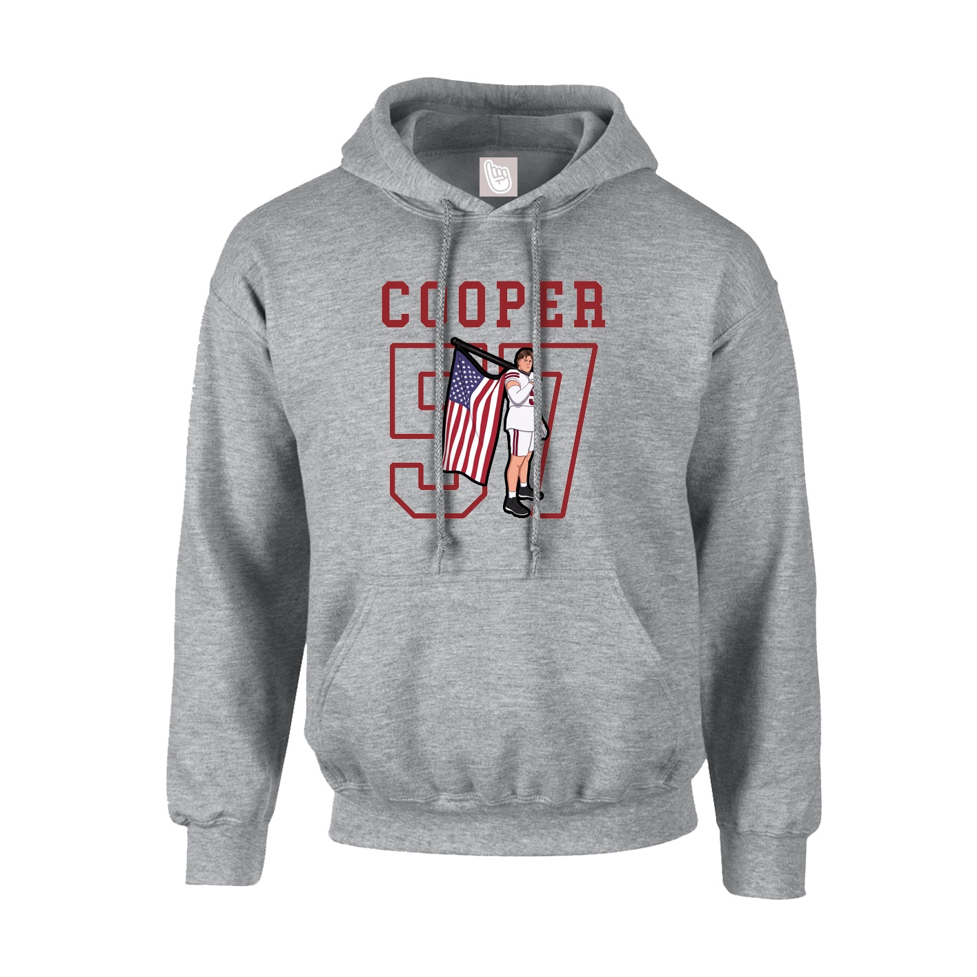 Hoodie — Shirsey in Grey
