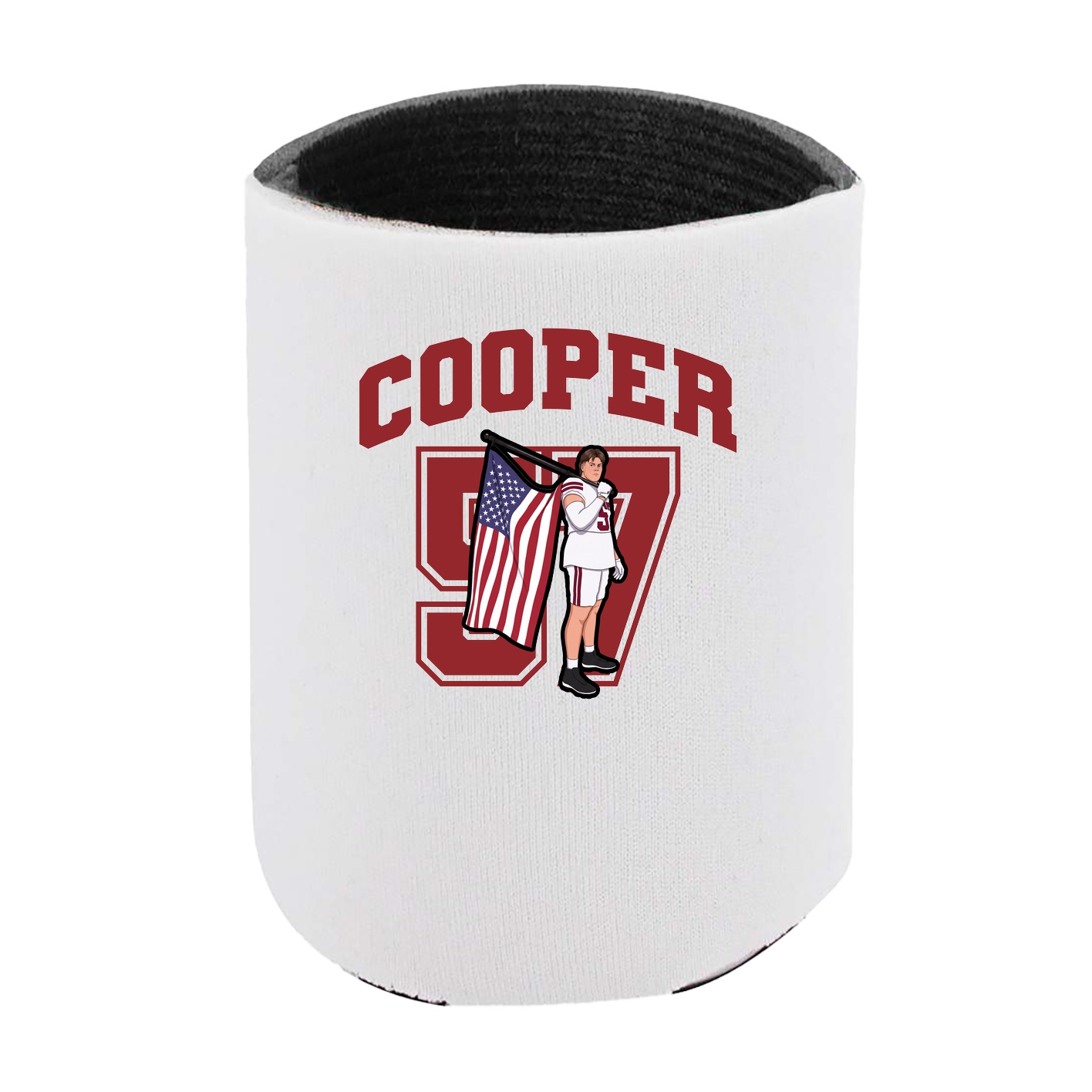 Can Holder — Number in White