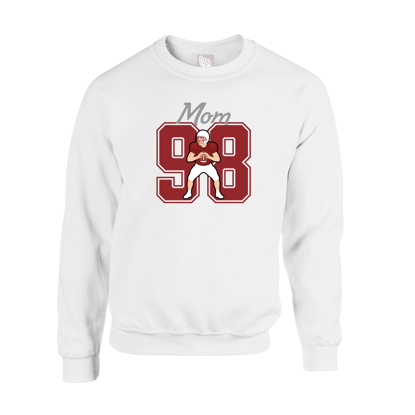 Fleece Crew — Mothers Day Shirsey in White