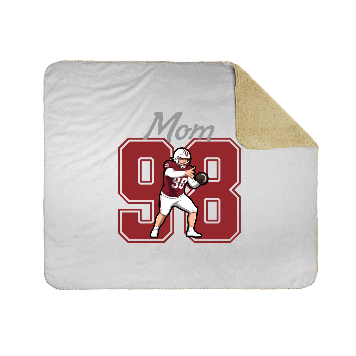 Throw Blanket — Mothers Day Shirsey in White