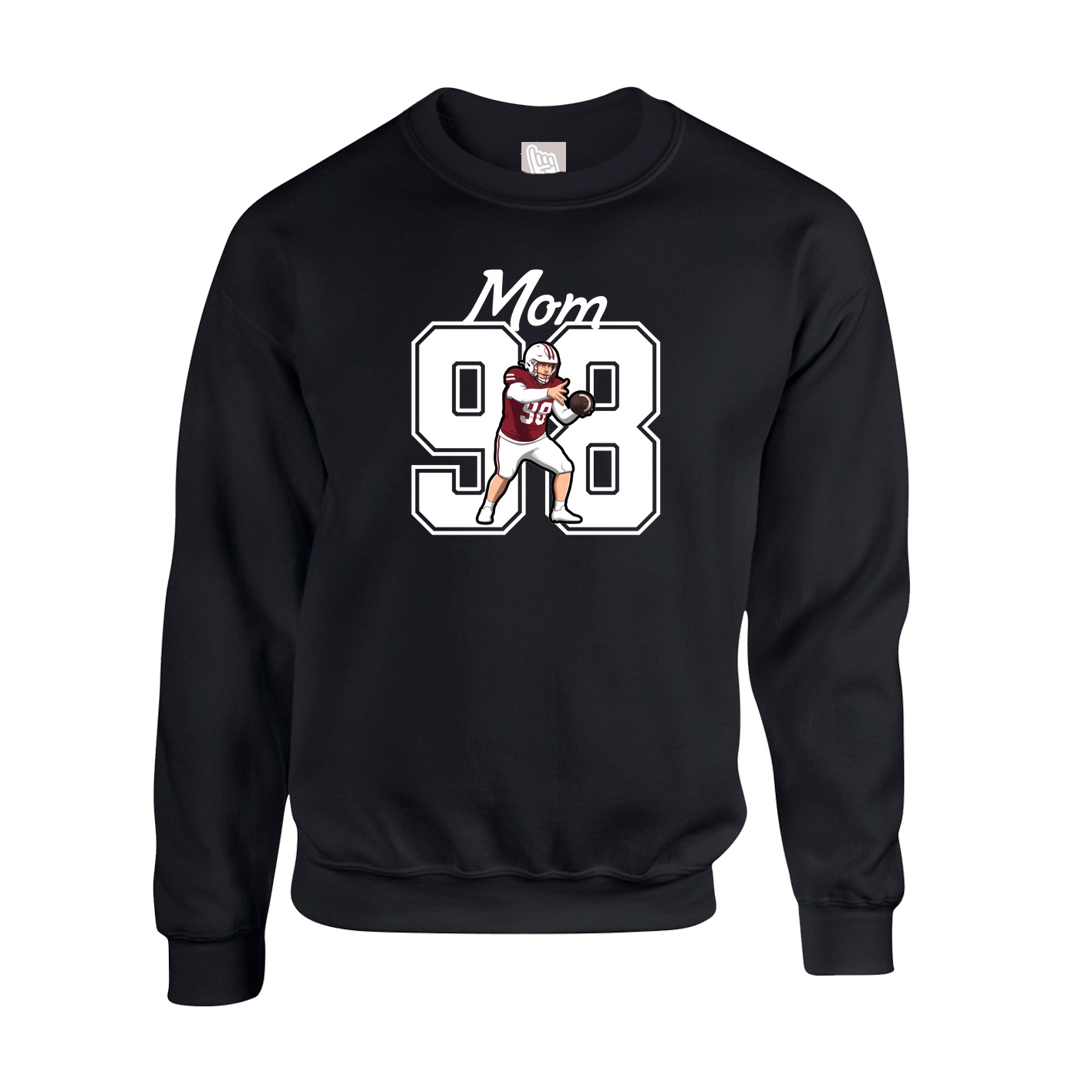 Fleece Crew — Mothers Day Shirsey in Black
