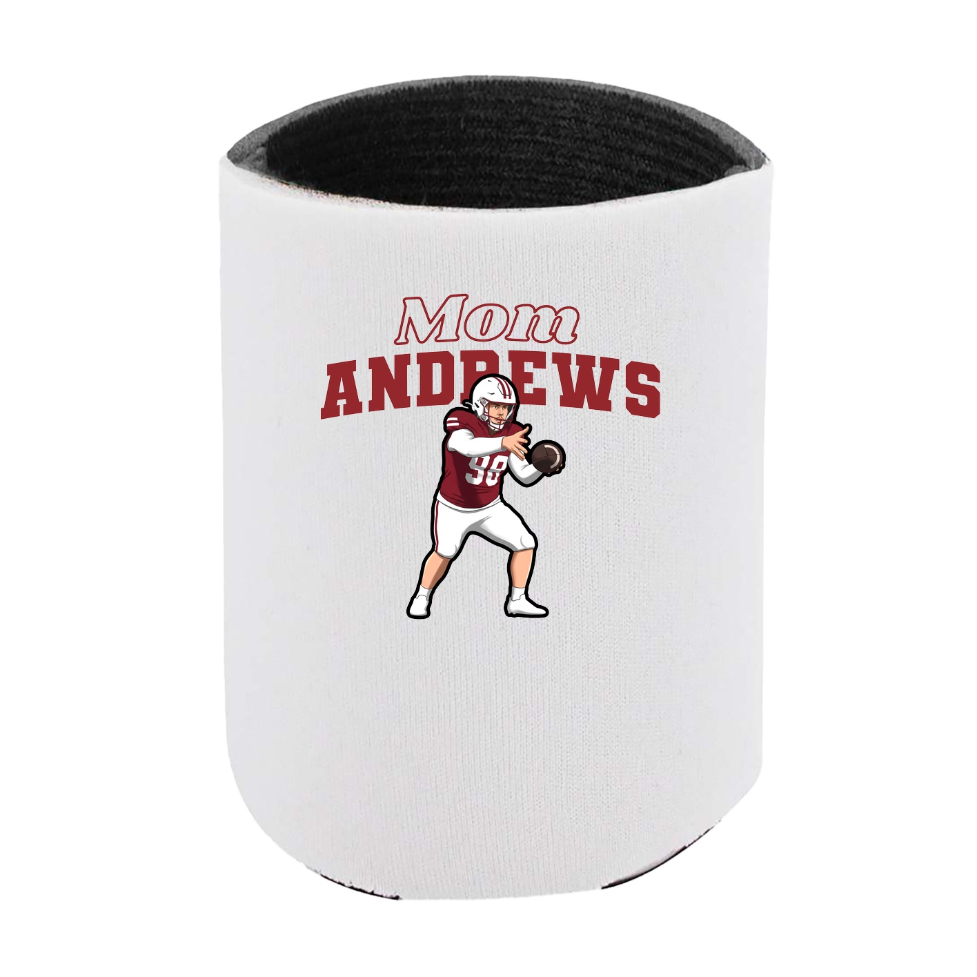 Can Holder — Mothers Day Block in White