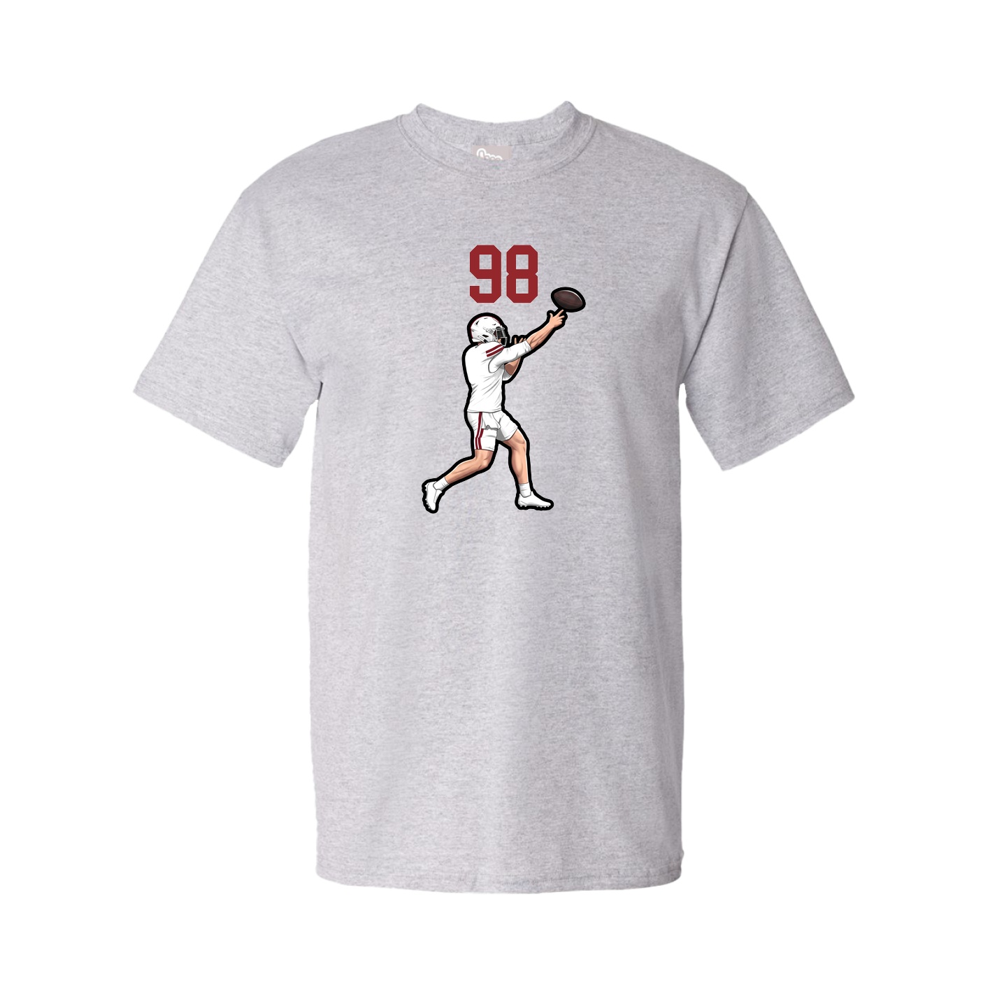 Tee — Number Top in Grey
