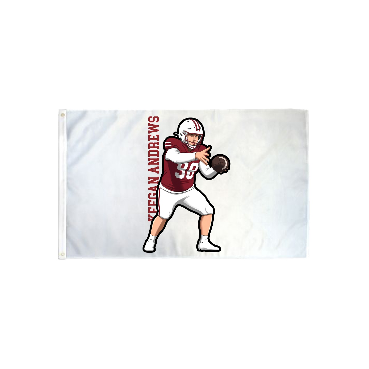 3x5 Flag — Name Vertical in Classic
