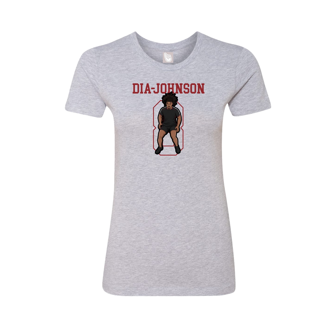 Fitted Women's Tee — Shirsey in Grey