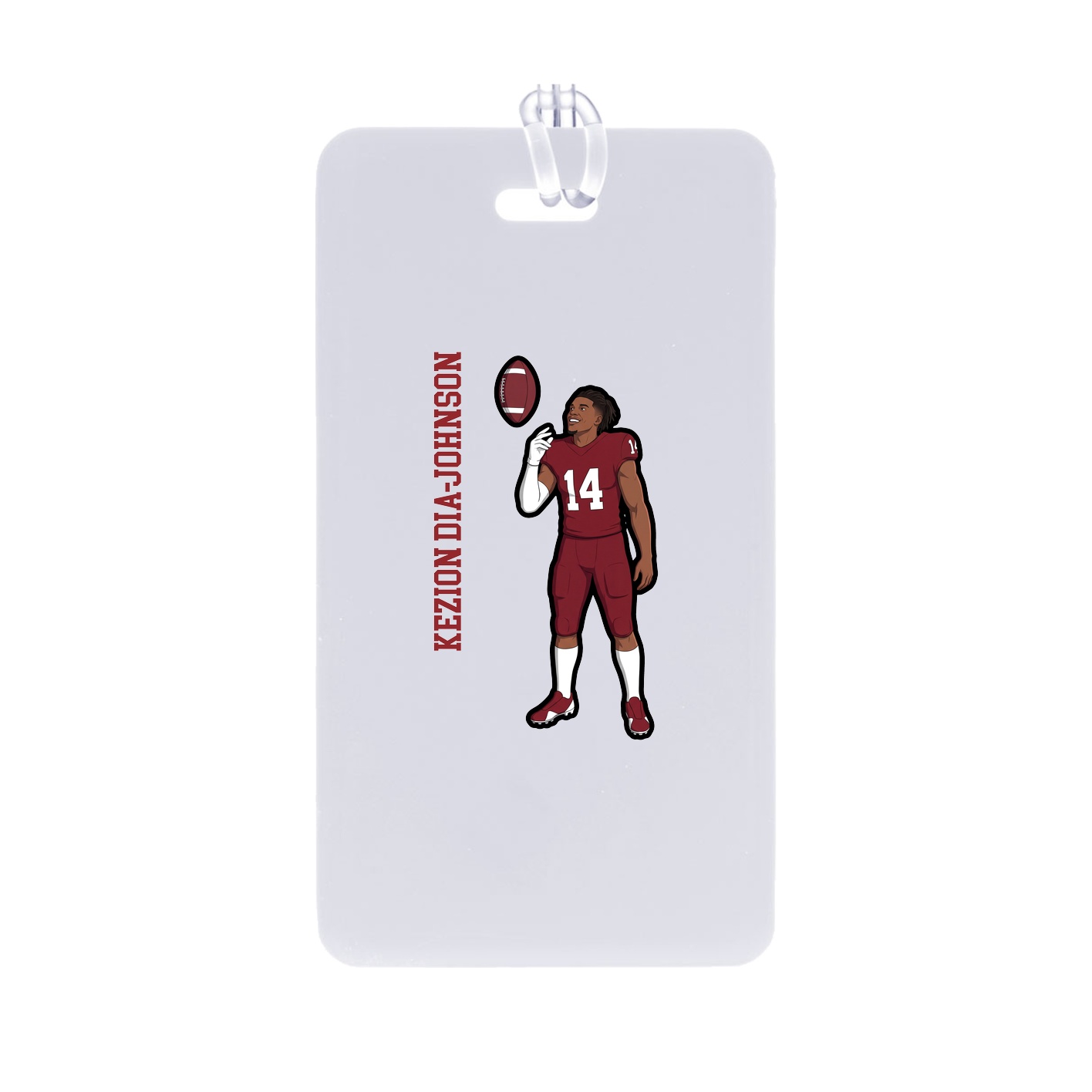 Bag Tag — Name Vertical in Classic