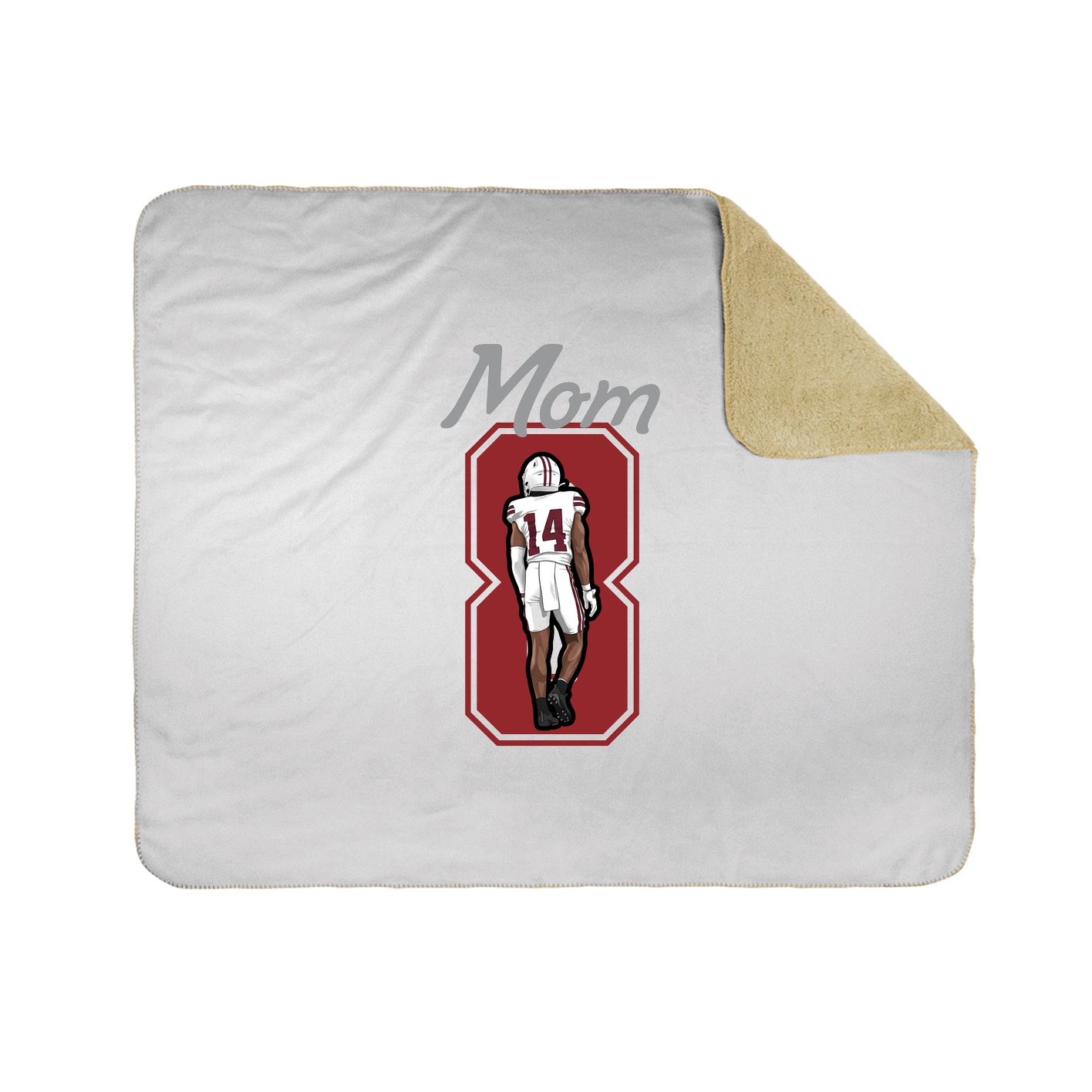 Throw Blanket — Mothers Day Shirsey in White