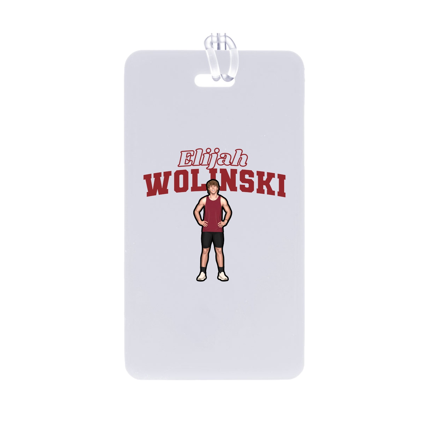 Bag Tag — Name Arch in Classic
