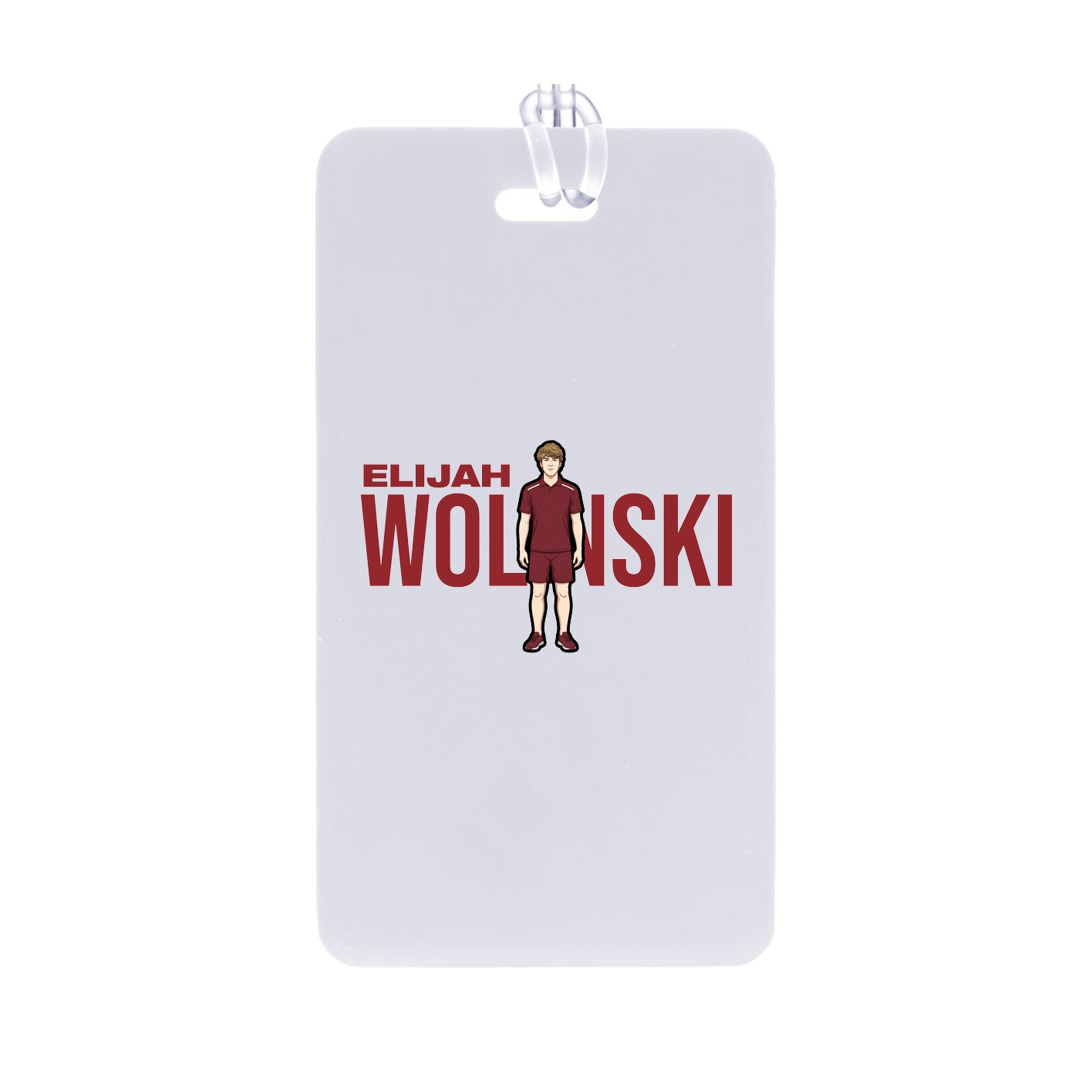 Bag Tag — Player Name in Classic