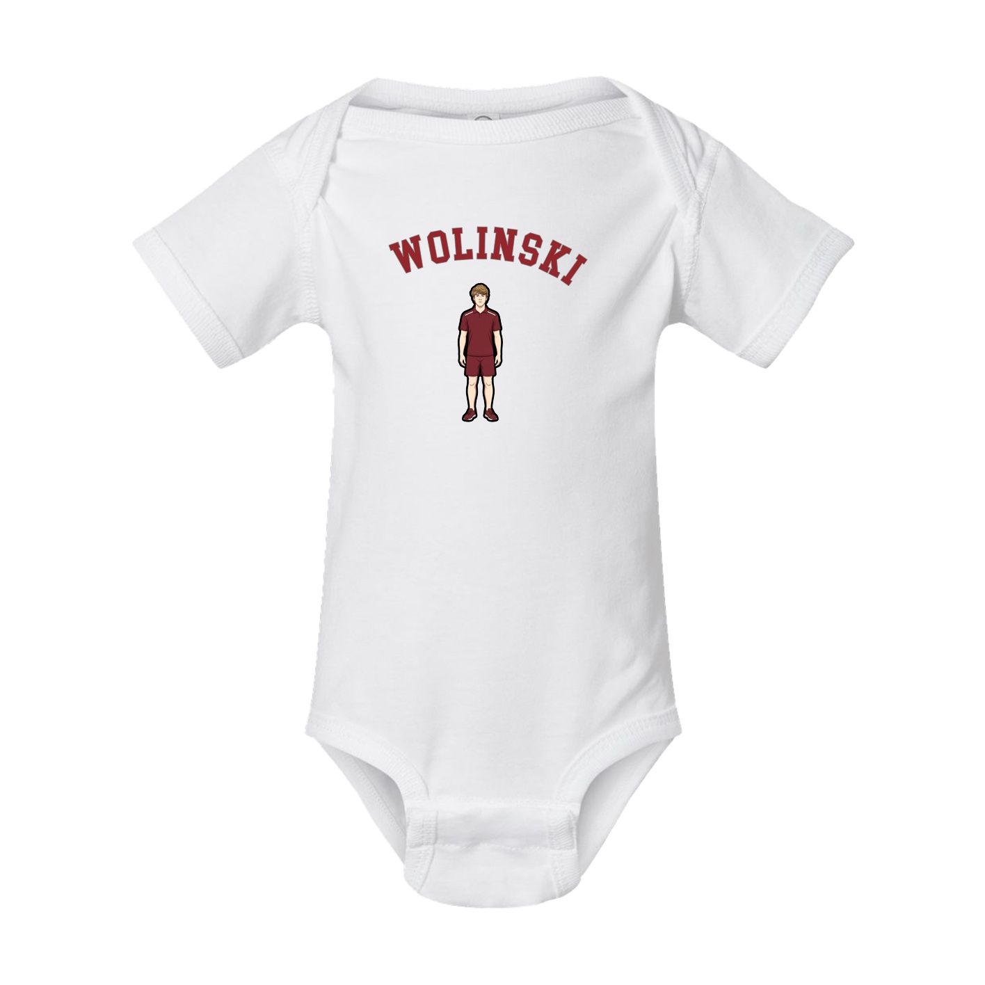 Baby Onesie — Shirsey Arch in White