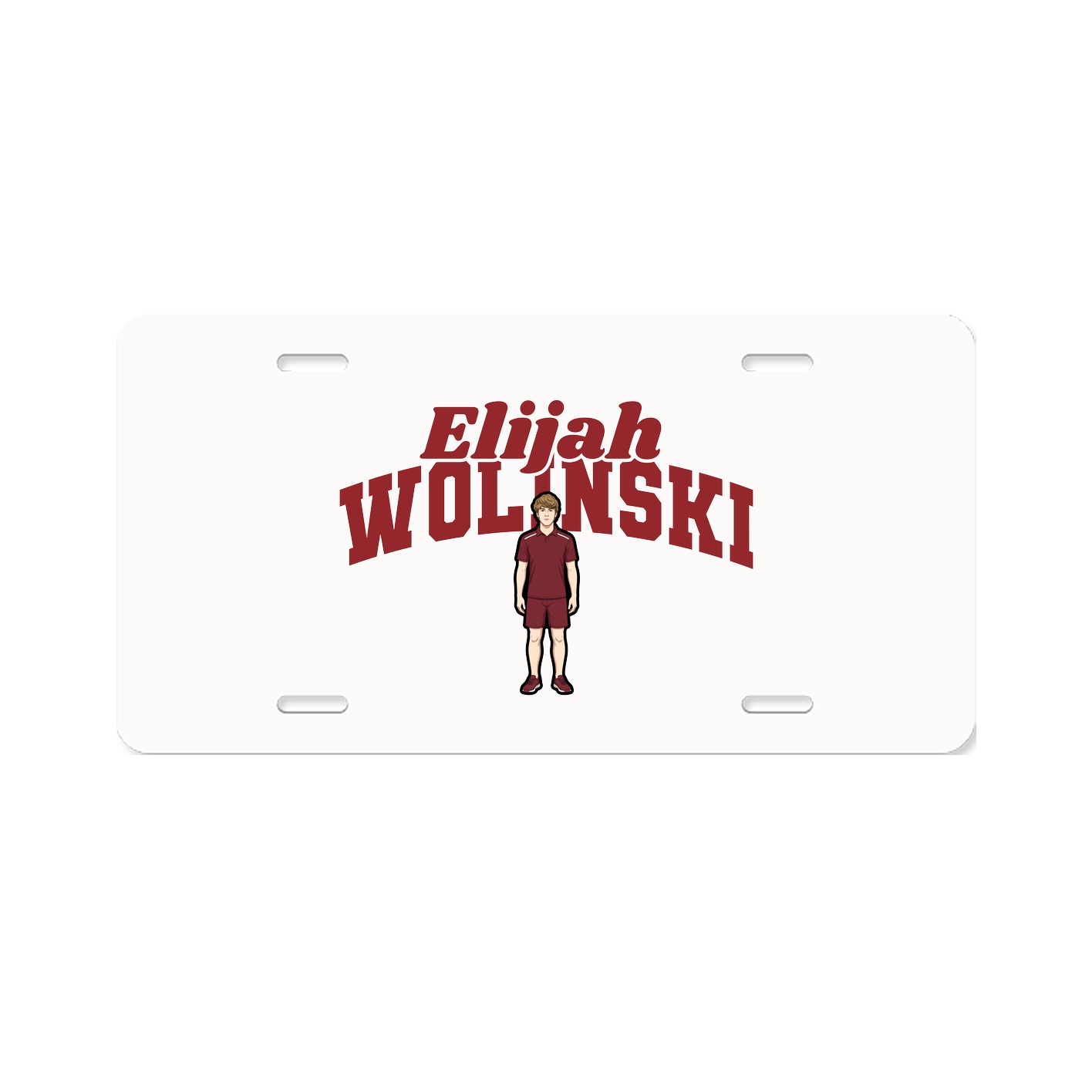 License Plate — Signature Arch in Classic
