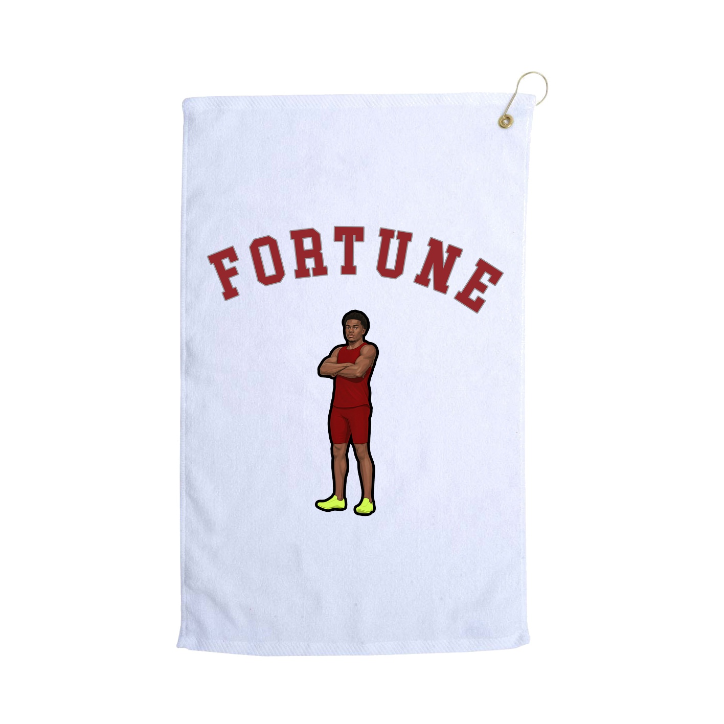 Golf Towel — Shirsey Arch in White