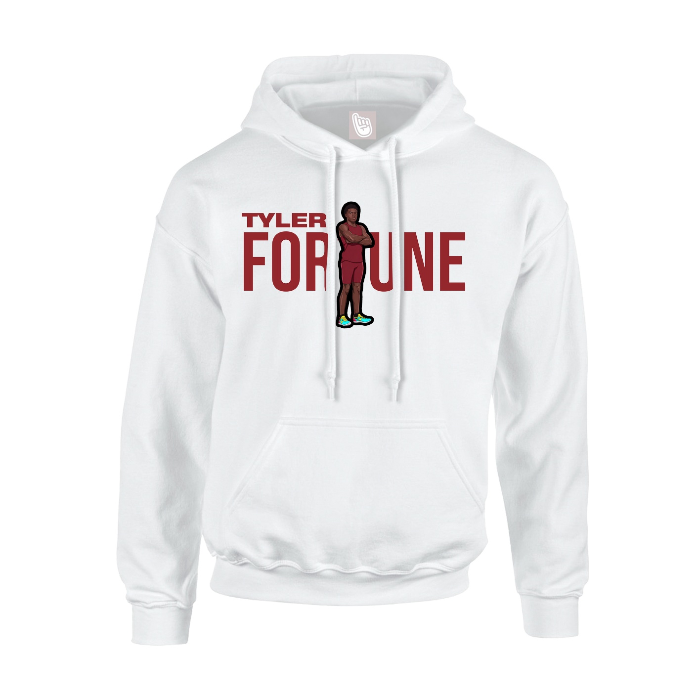 Hoodie — Player Name in White