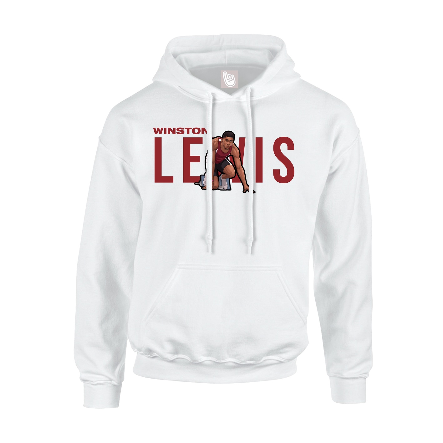 Youth Hoodie — Player Name in White