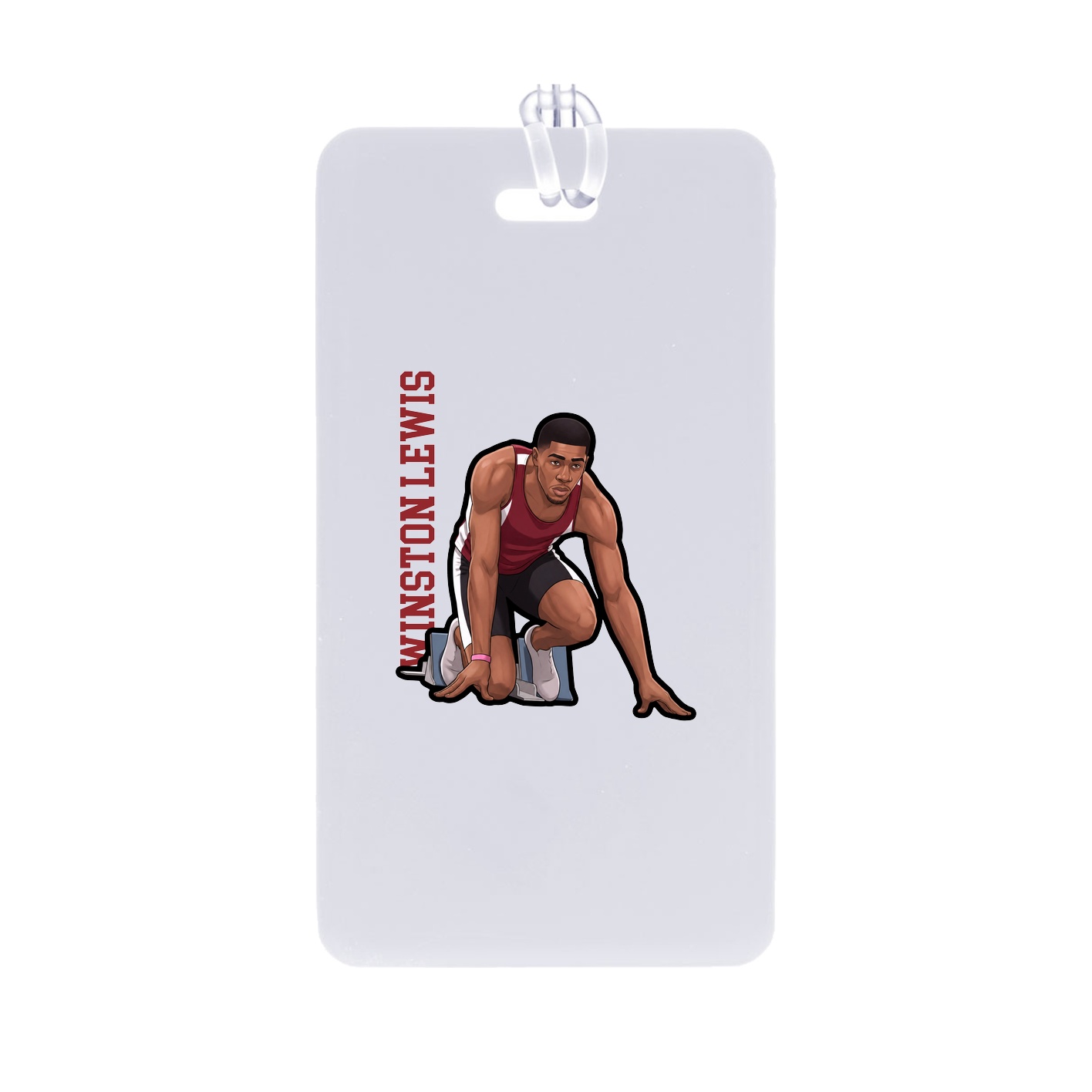 Bag Tag — Name Vertical in Classic