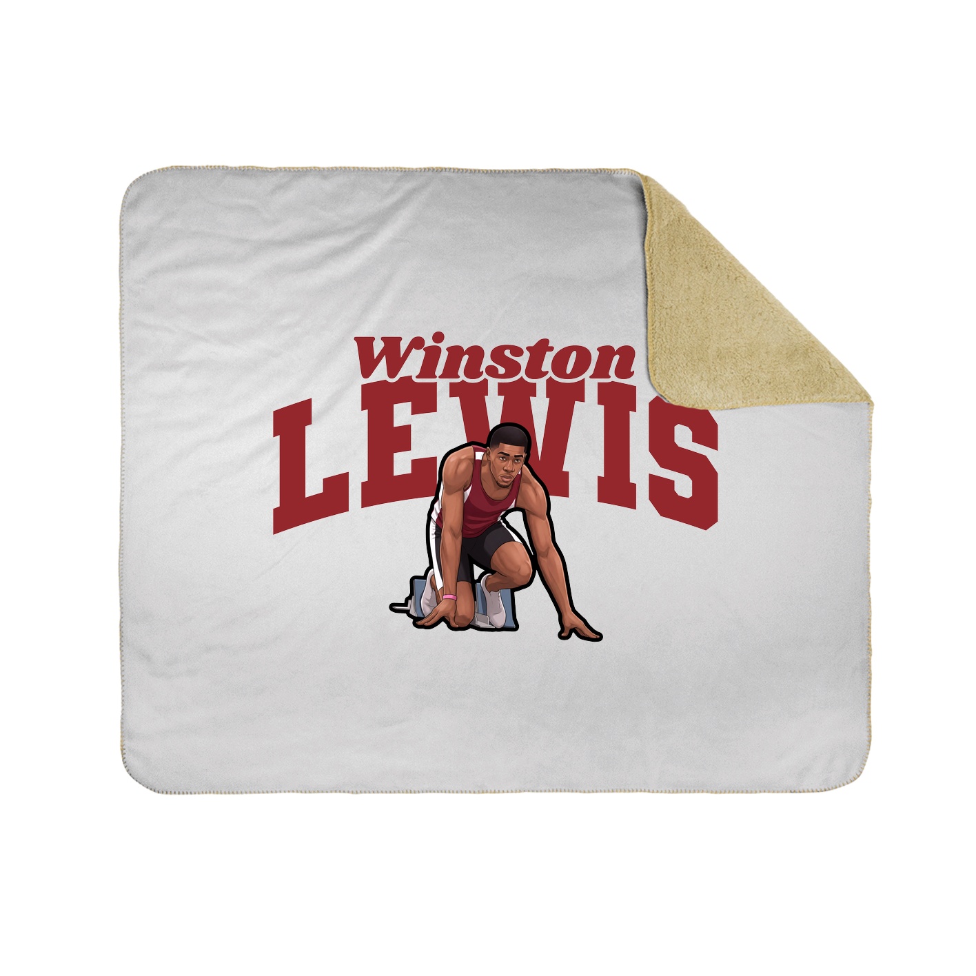 Throw Blanket — Signature Arch in White