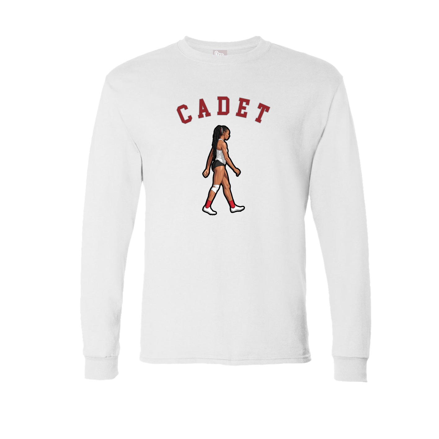 Long Sleeve Tee — Shirsey Arch in White