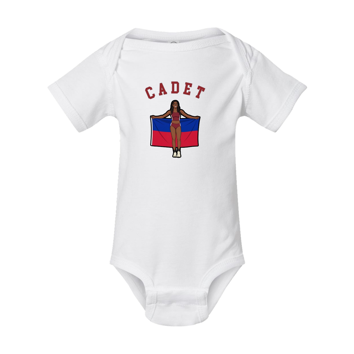 Baby Onesie — Shirsey Arch in White