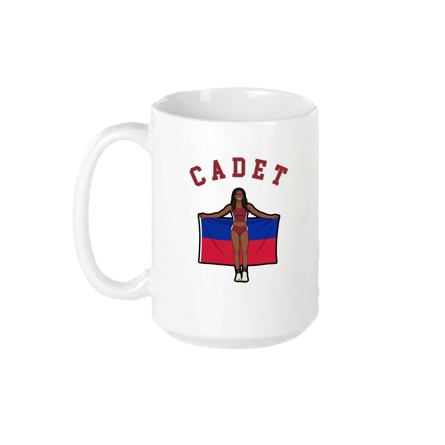 15oz Coffee Mug — Shirsey Arch in White