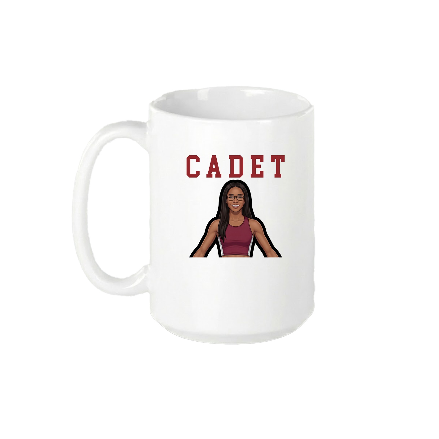 15oz Coffee Mug — Shirsey in White