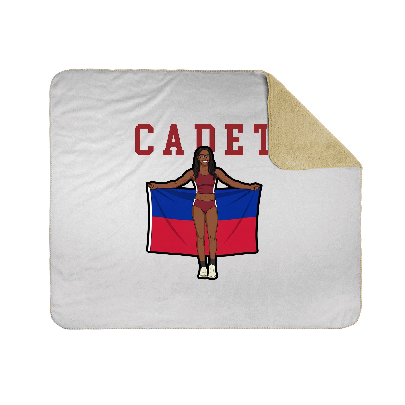 Throw Blanket — Shirsey in White
