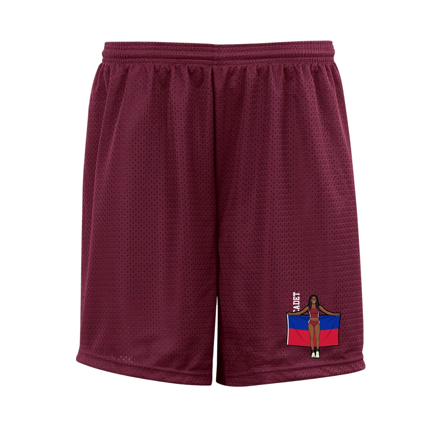 Shorts — Name Vertical in Cardinal