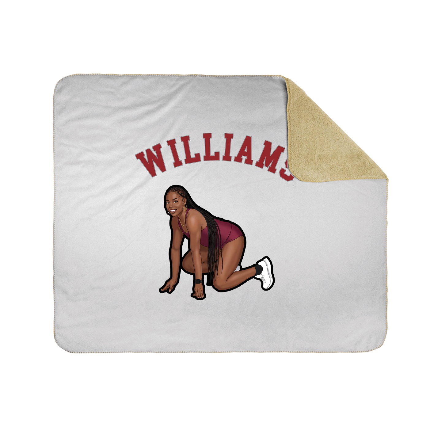 Throw Blanket — Shirsey Arch in White