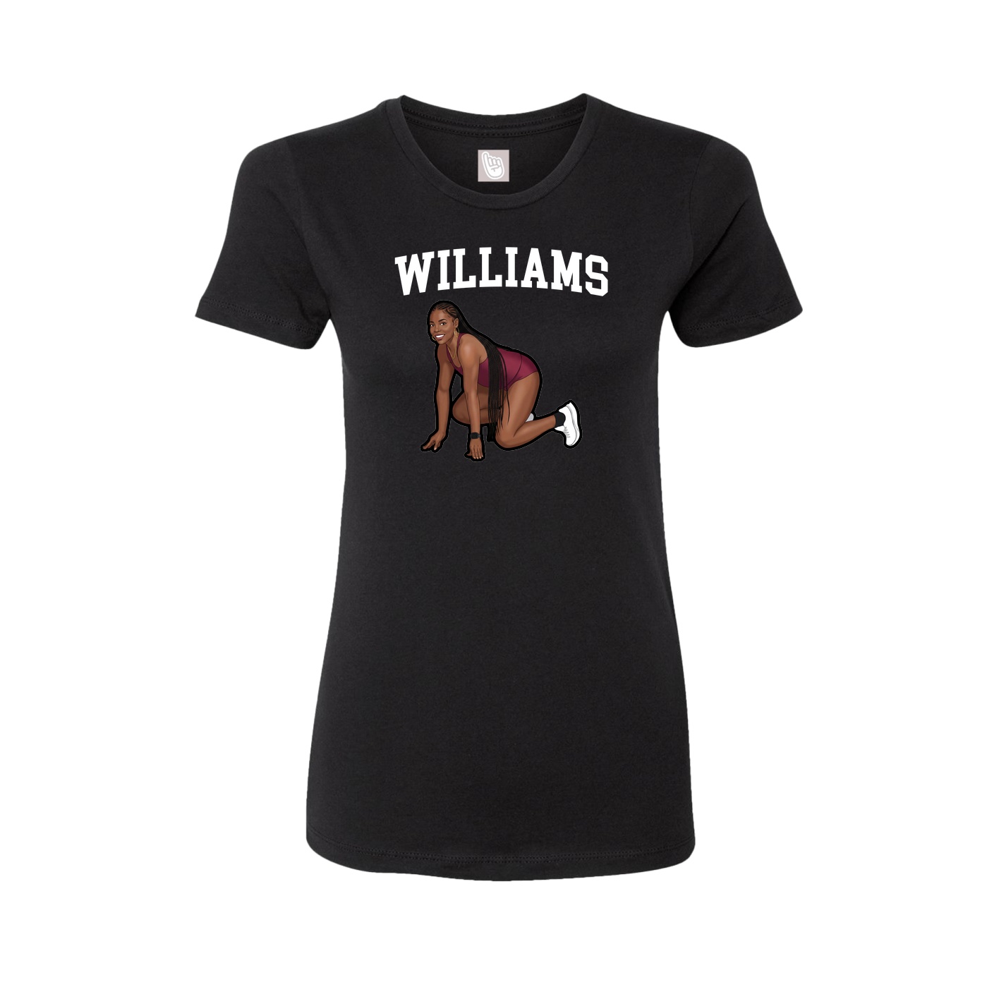 Fitted Women's Tee — Shirsey in Black
