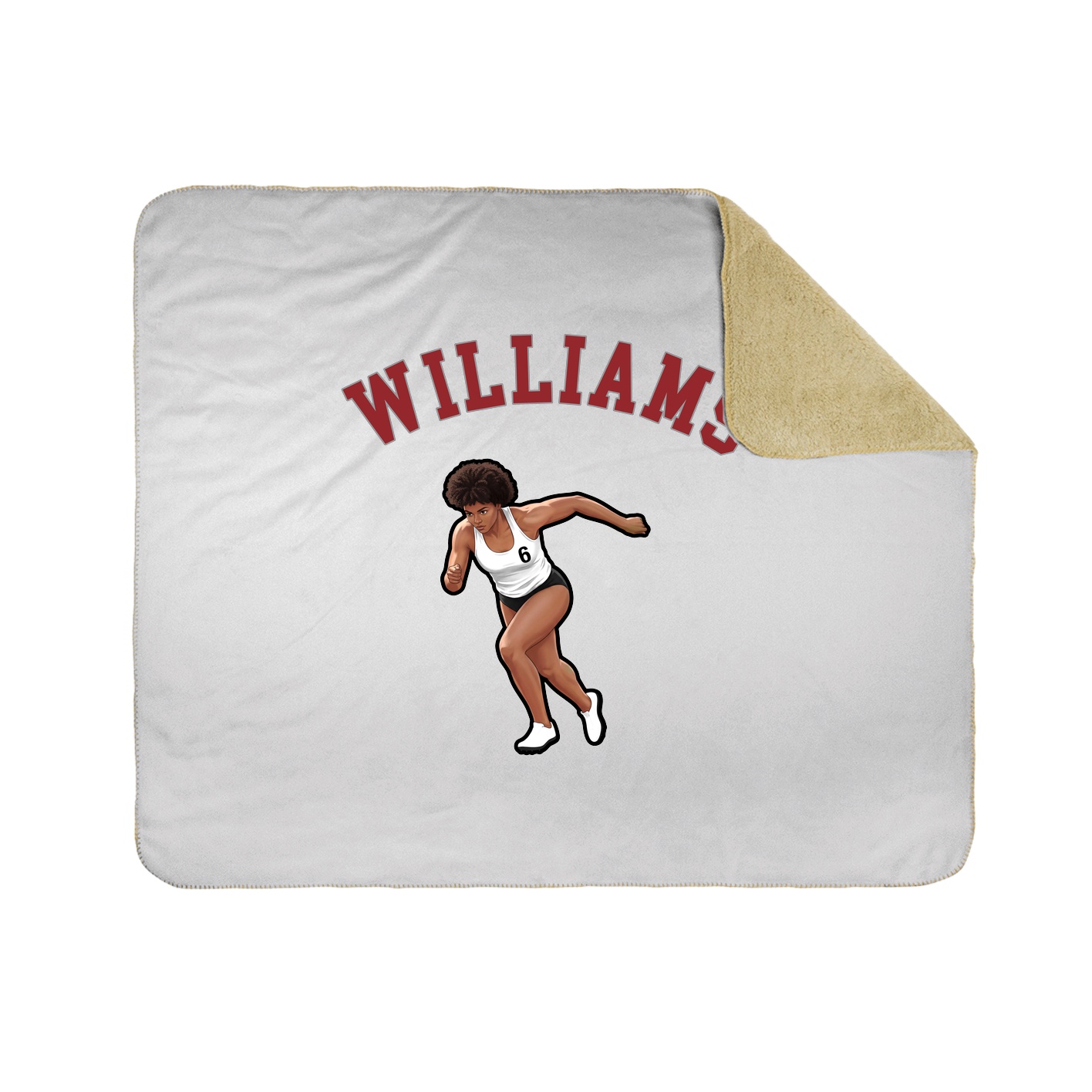 Throw Blanket — Shirsey Arch in White