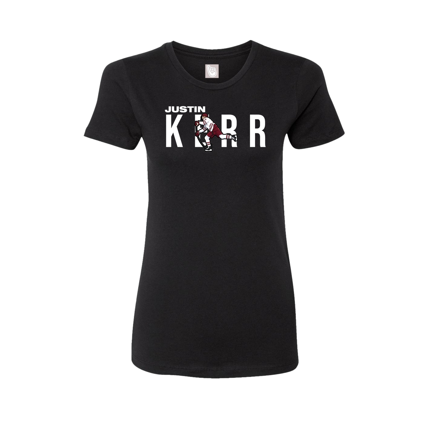 Womens Tee — Player Name in Black