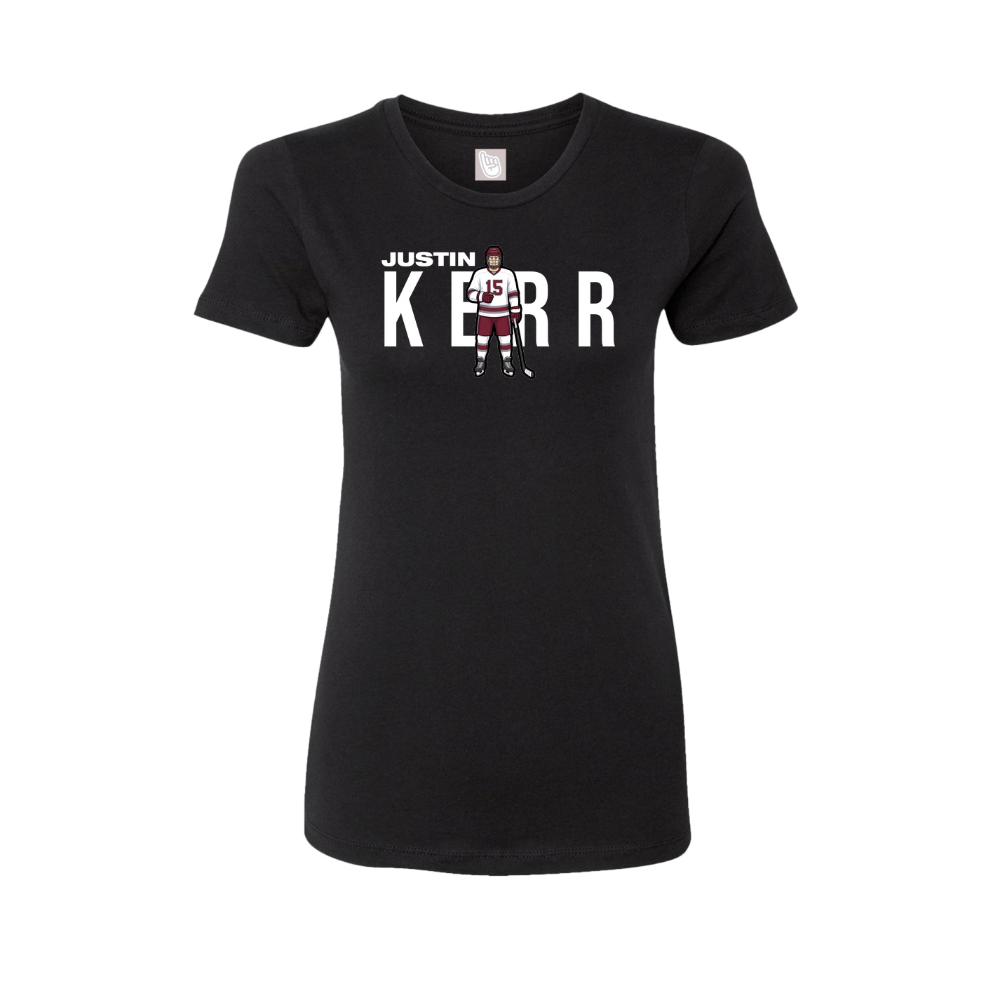 Womens Tee — Player Name in Black