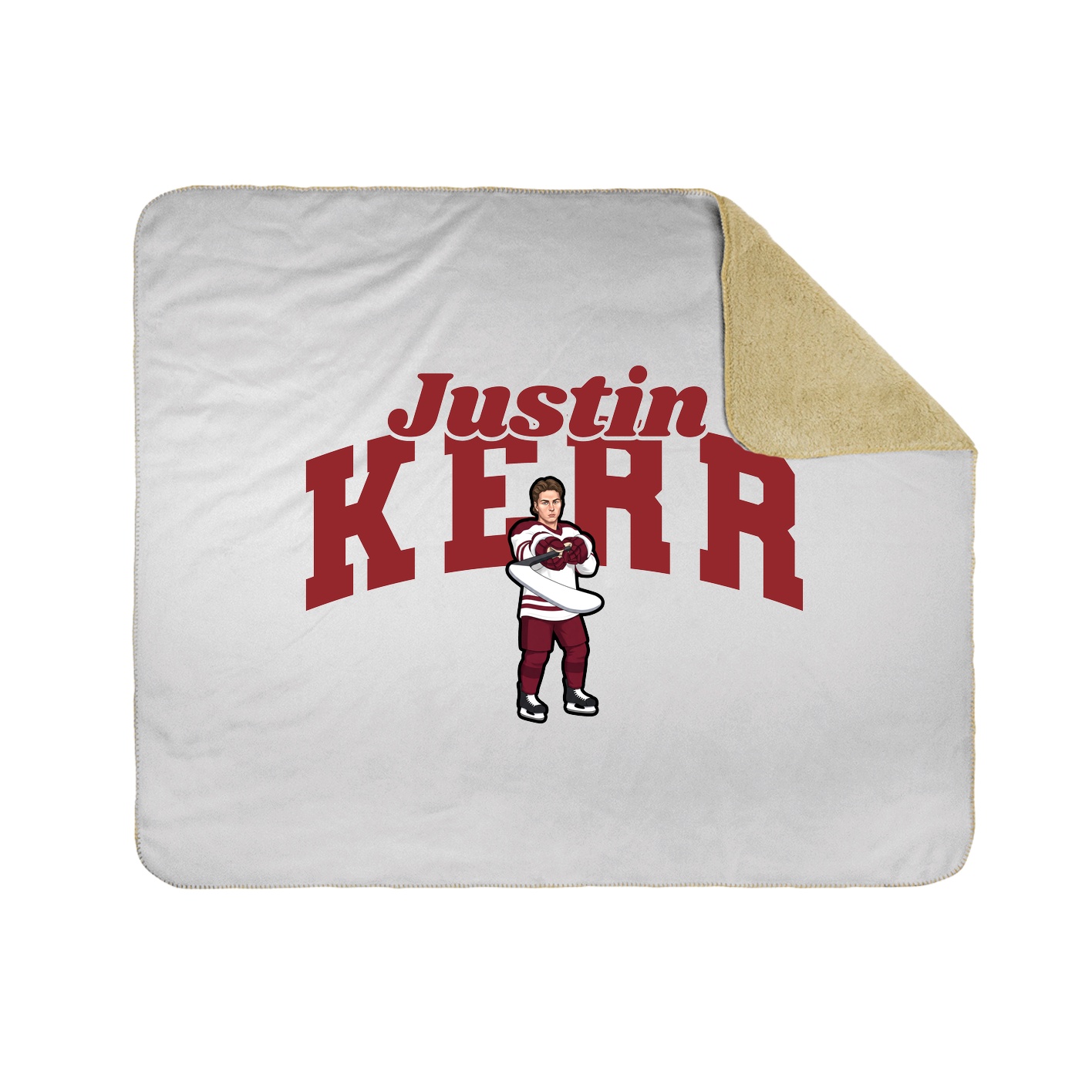Throw Blanket — Signature Arch in White