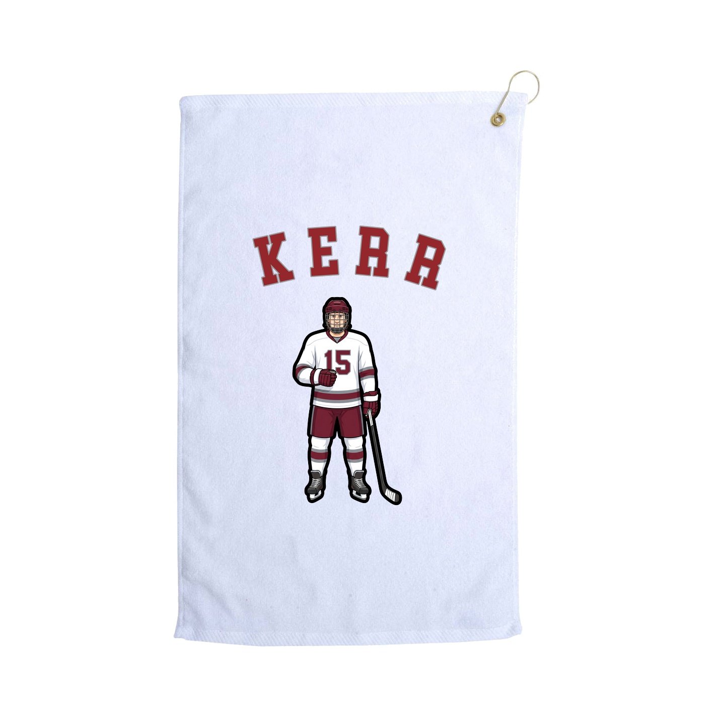 Golf Towel — Shirsey Arch in White