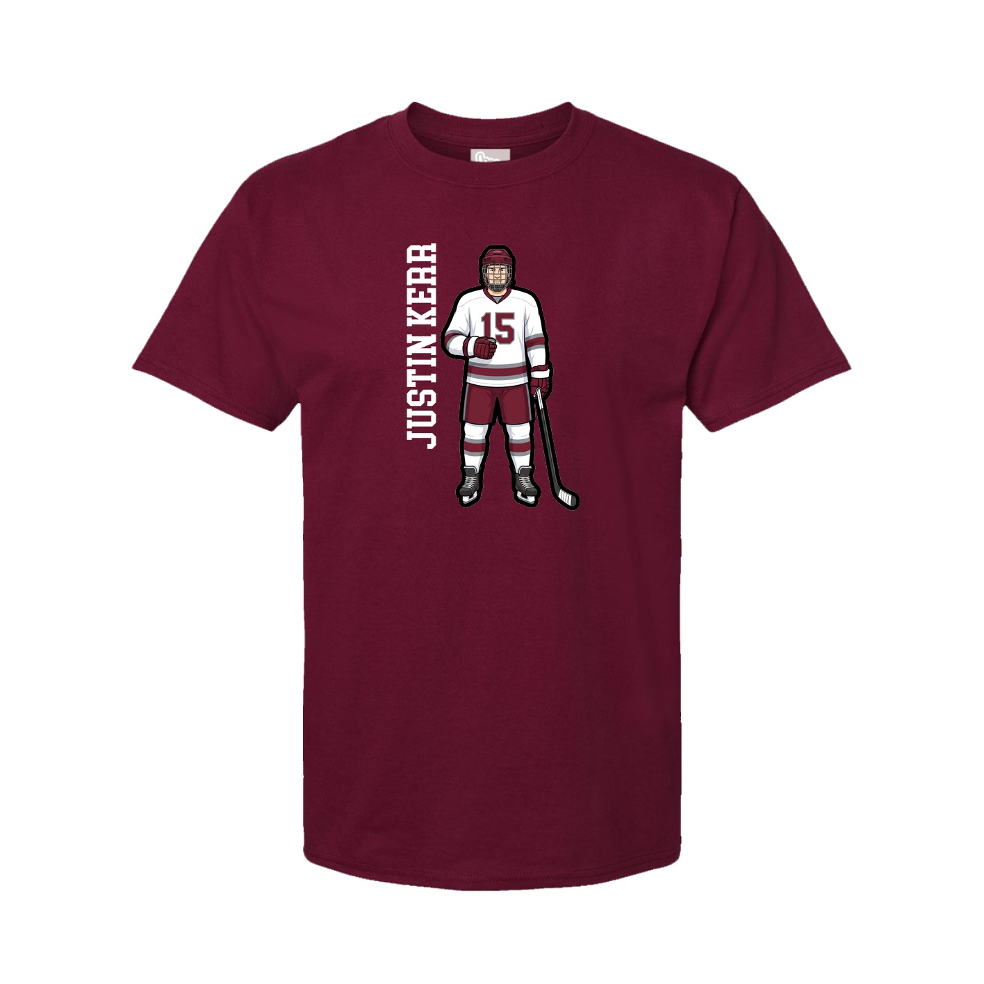 Tee — Name Vertical in Cardinal