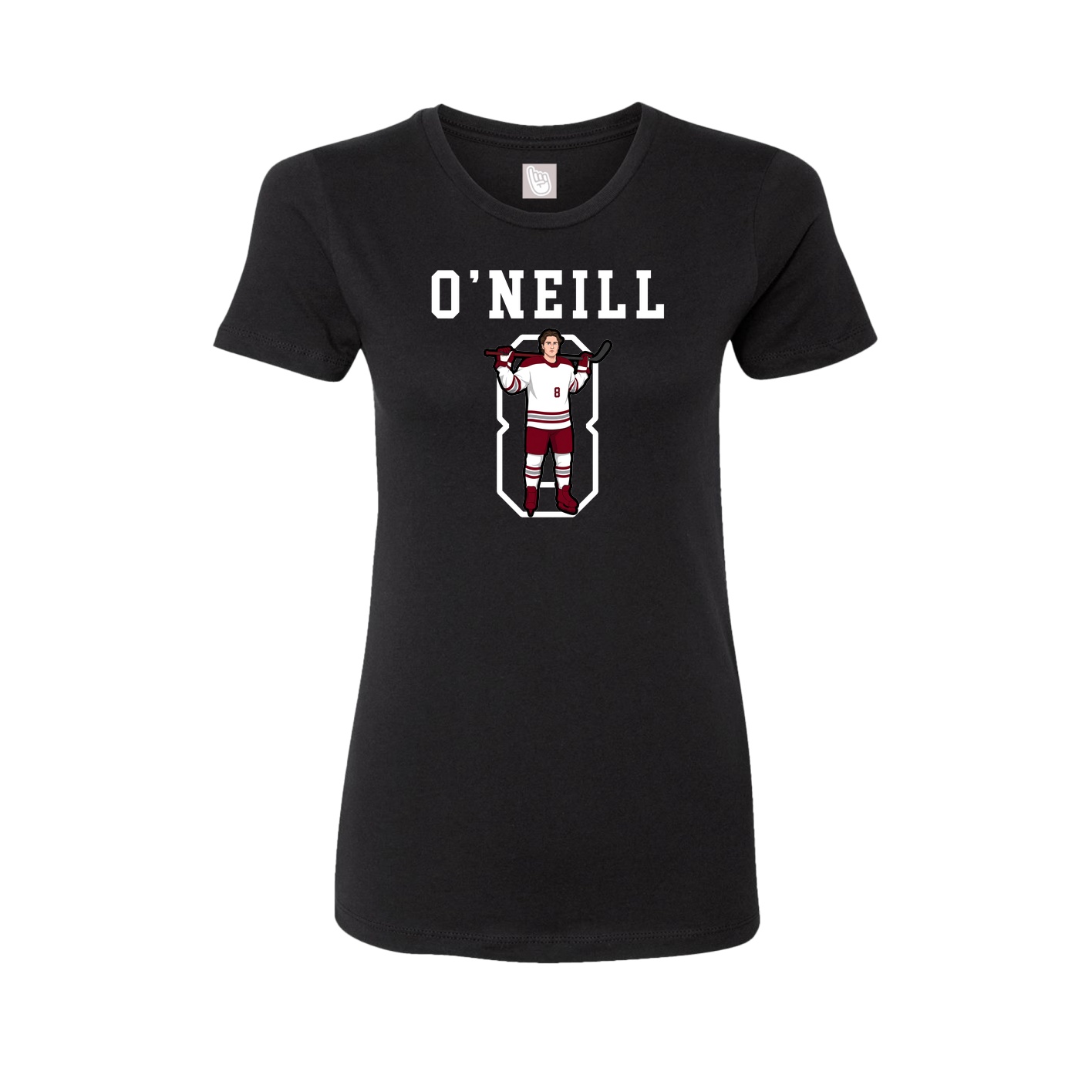 Fitted Women's Tee — Shirsey in Black