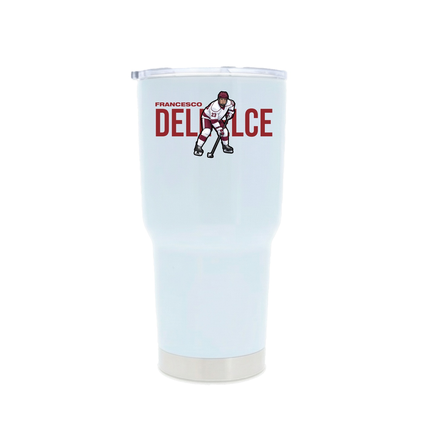 30oz Stainless Steel Tumbler — Player Name in White