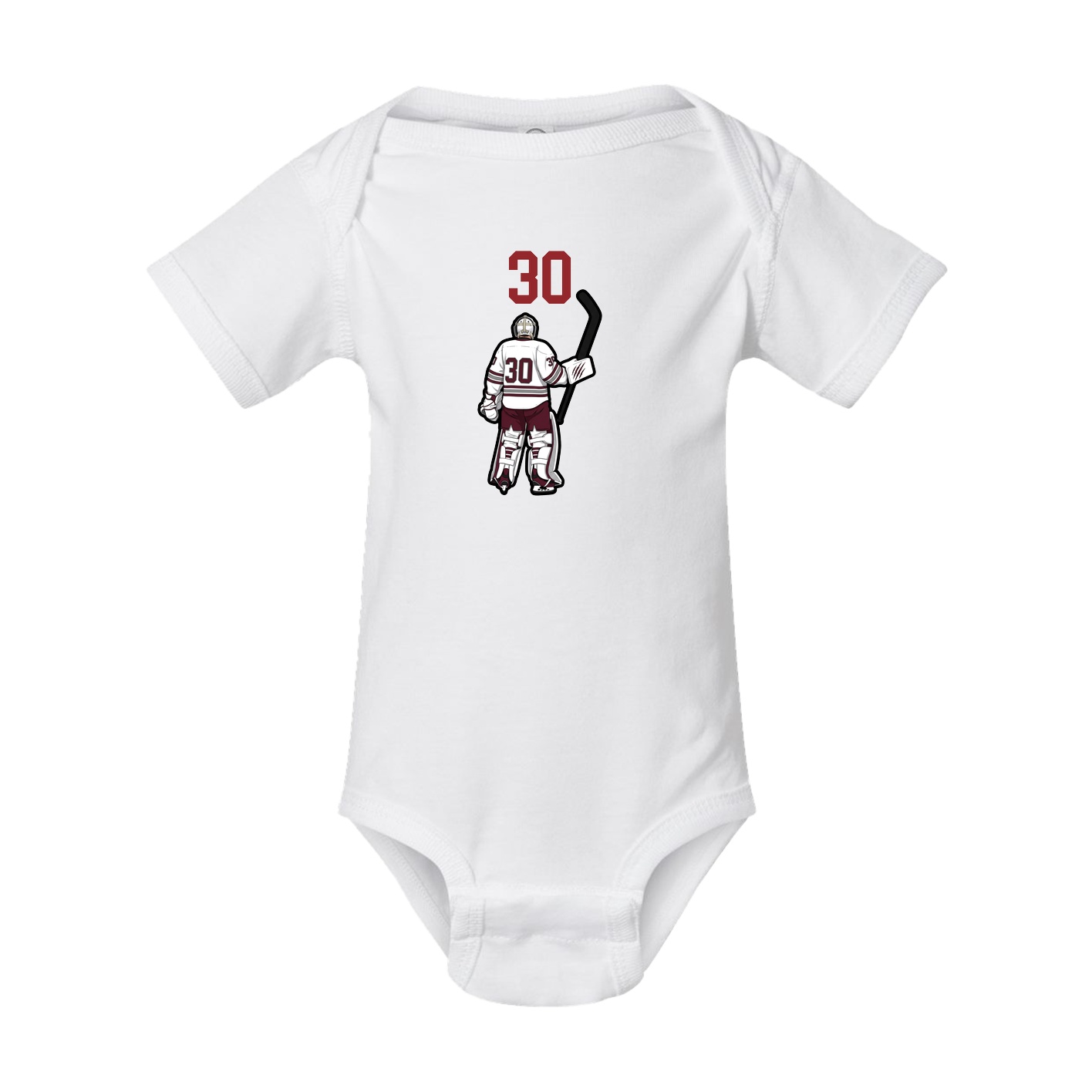 Baby Onesie — Number Top in White