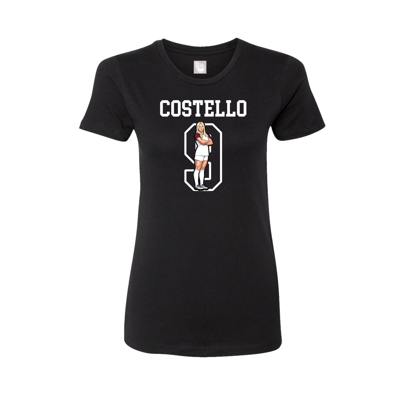 Fitted Women's Tee — Shirsey in Black