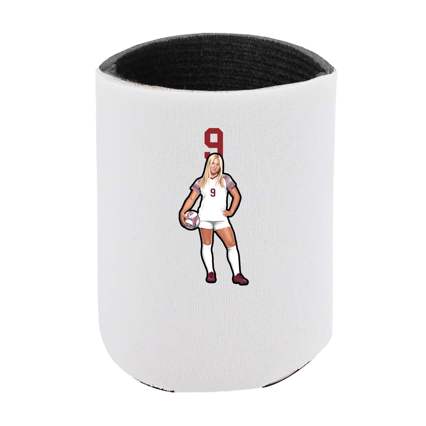 Can Holder — Number Top in White