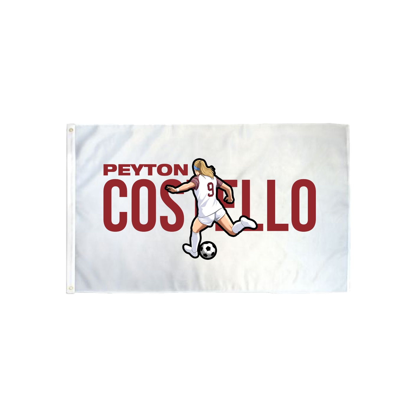 3x5 Flag — Player Name in Classic