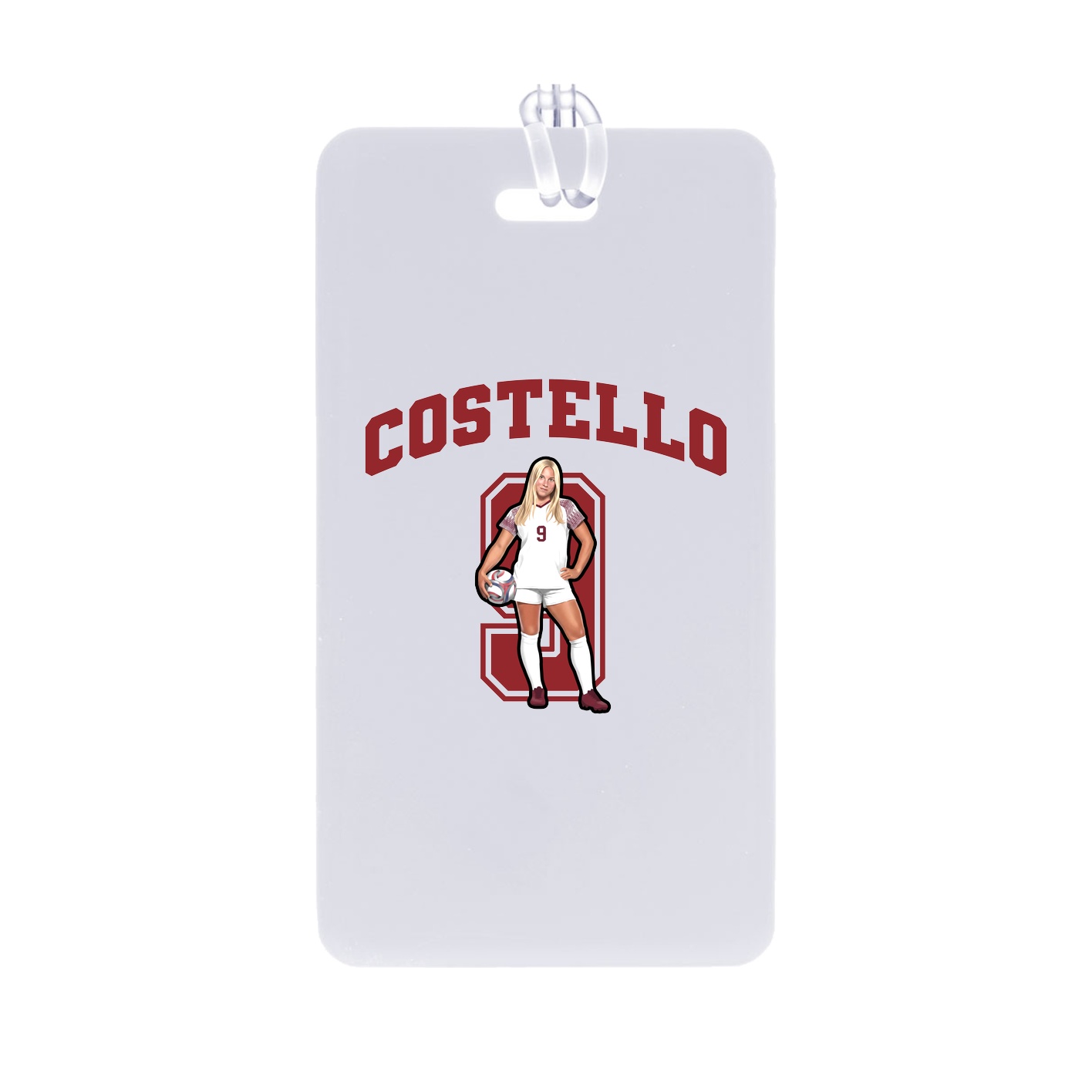 Bag Tag — Number in Classic