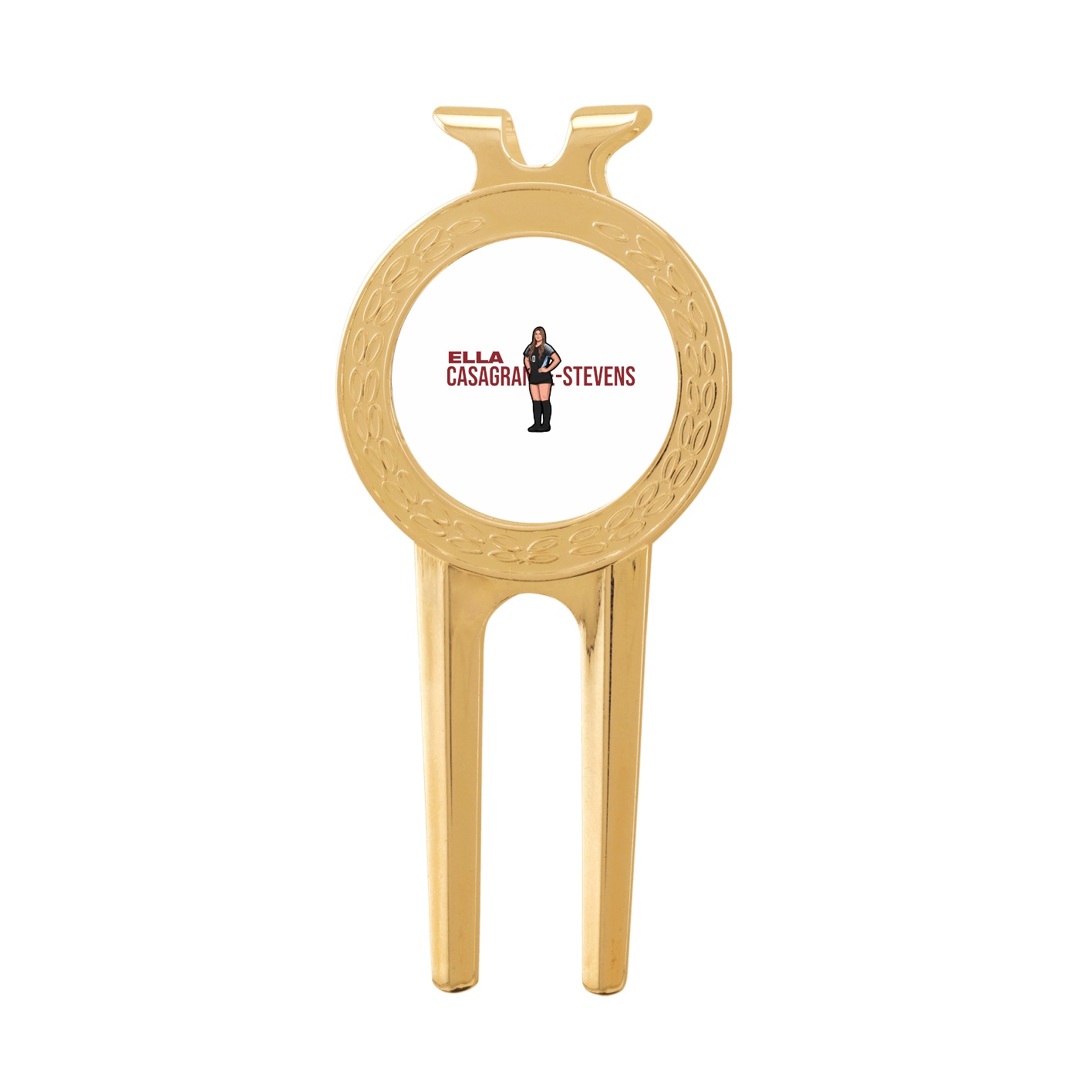 Divot Tool with Ball Marker — Player Name in Classic