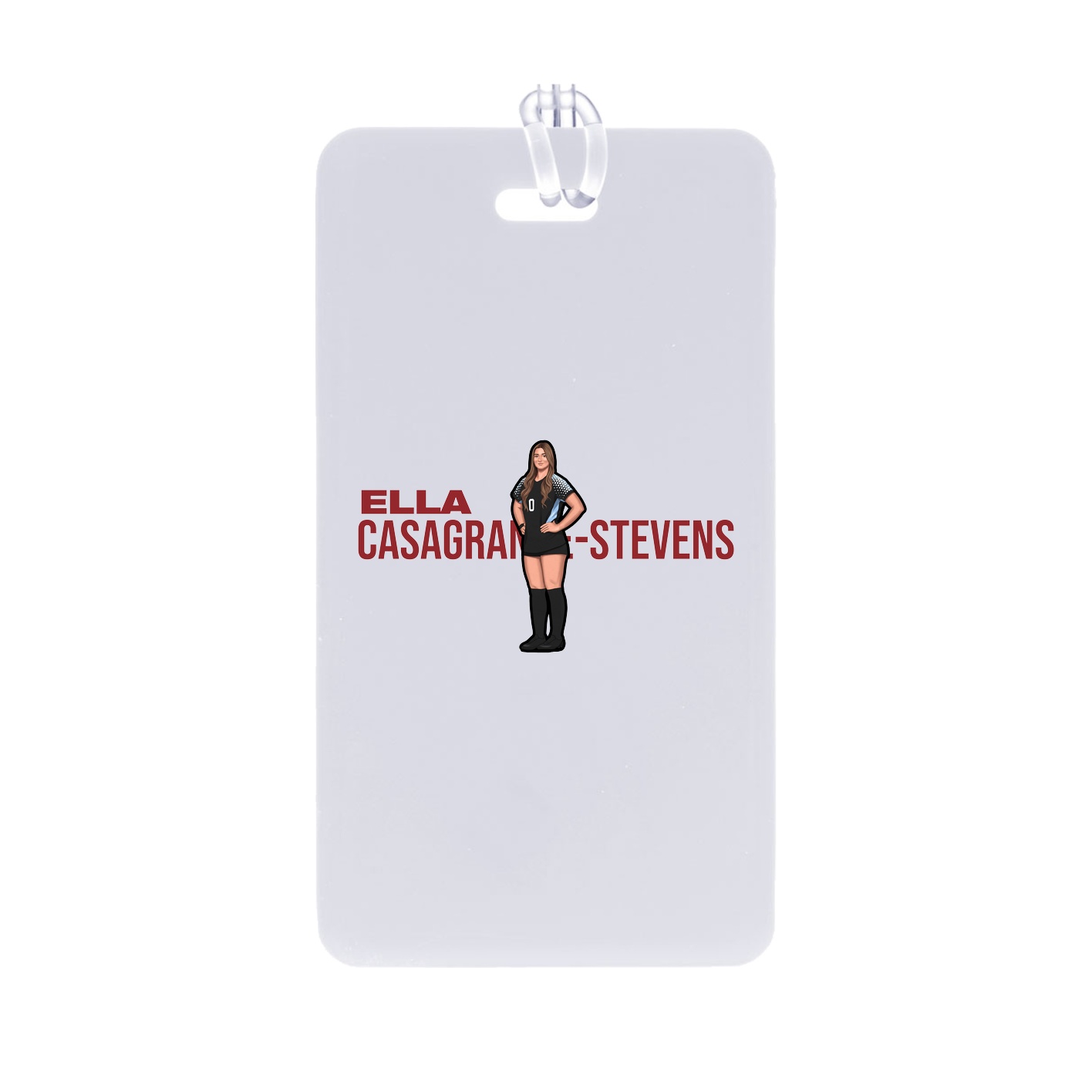 Bag Tag — Player Name in Classic