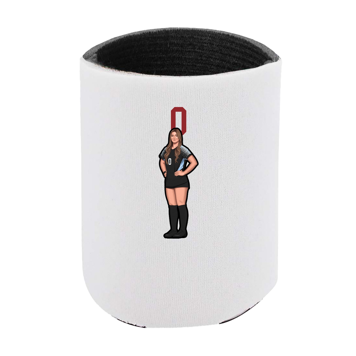Can Holder — Number Top in White