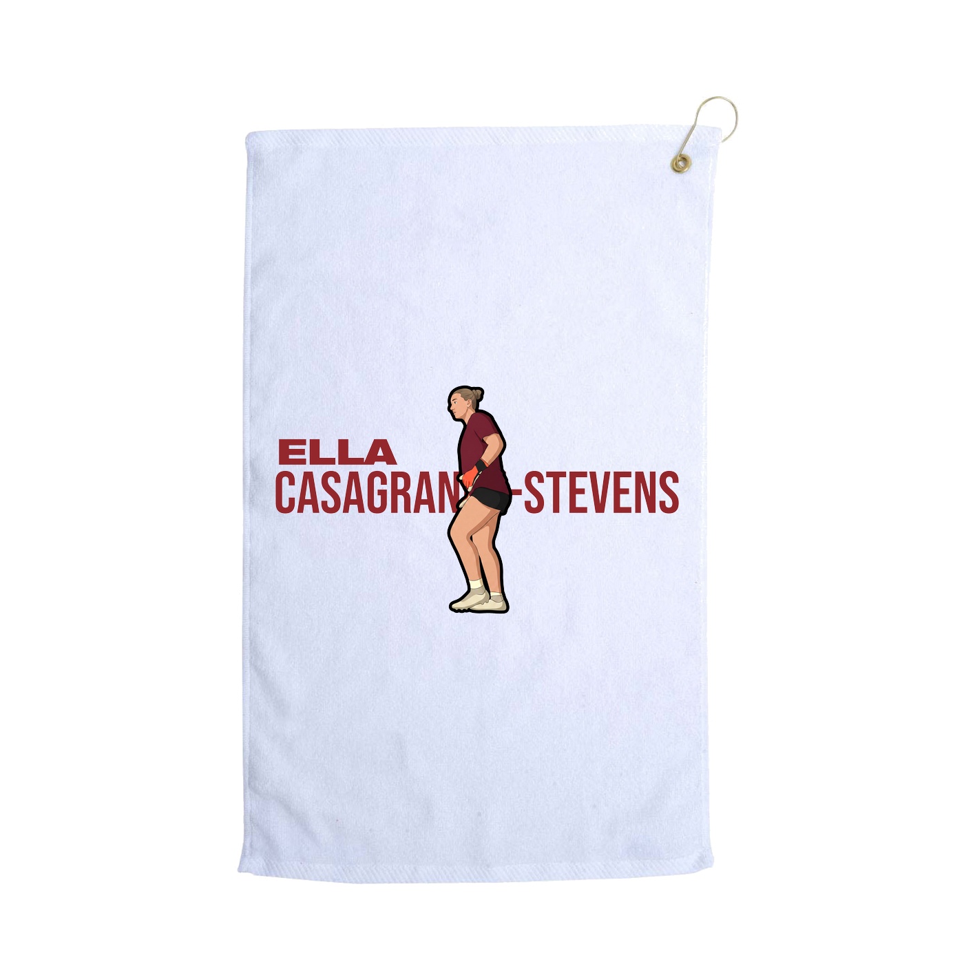 Golf Towel — Player Name in White
